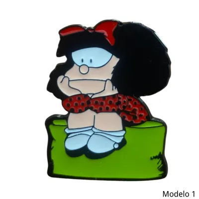 Pin Mafalda Metal 1 Pensando