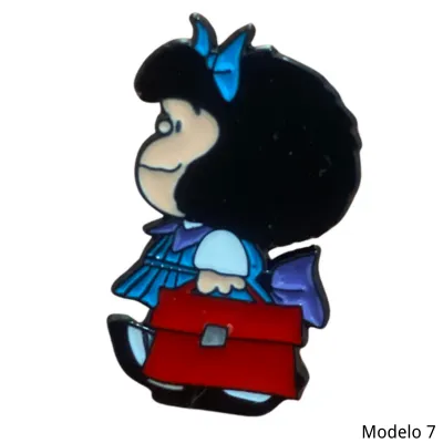 Pin Mafalda Metal 7 Lleva Maleta