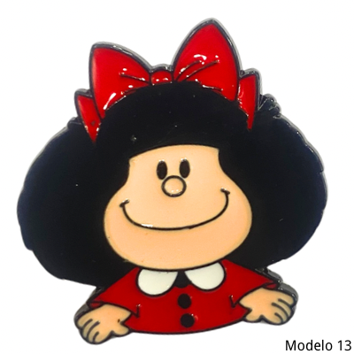 Pin Mafalda Metal 13 Medio Cuerpo