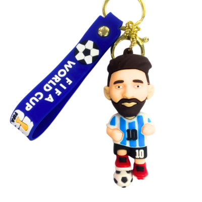 Llavero Goma Messi C/Pelota