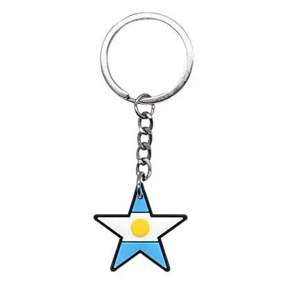 Mini Llavero Goma 3 Estrella
