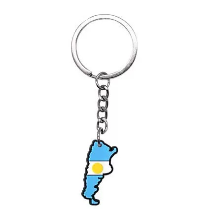 Mini Llavero Goma 4 Mapa