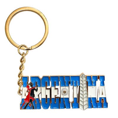 Llavero Argentina Metal
